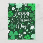 Happy St. Patrick's Day Postkarte (Vorderseite)