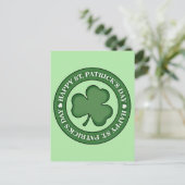 Happy St. Patricks Day Postkarte (Stehend Vorderseite)