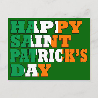 Happy St Patrick's Day Postkarte
