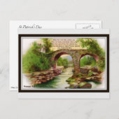 Happy St. Patrick's Day Postkarte (Vorne/Hinten)