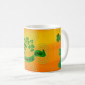 Happy St Patrick's Day Pot o' Gold Irland Kaffeetasse (VorderseiteRechts)