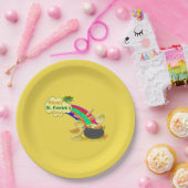 Happy St. Patrick's Day Pot of Gold Pappteller (Party)