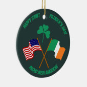 Happy St. Patrick's Day Proud Keramik Ornament (Rechts)