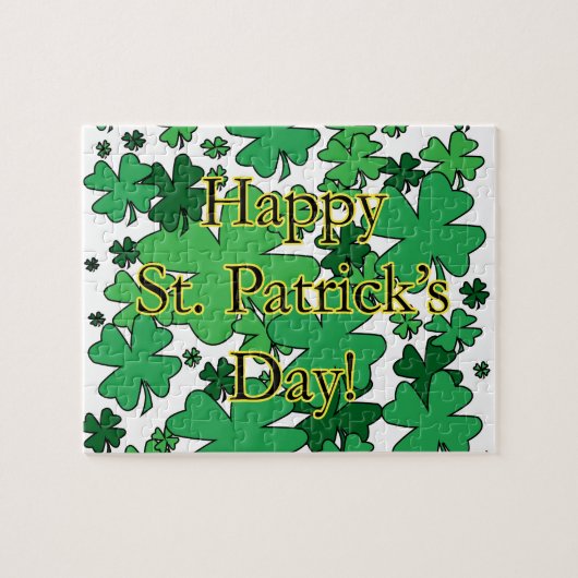 Happy St. Patrick's Day Puzzle (Horizontal)