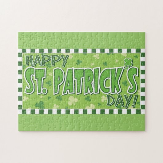 Happy St. Patrick's Day Puzzle (Horizontal)