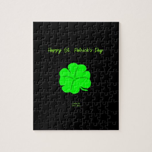 Happy St. Patrick's Day Puzzle 20,3 cm x 25,4 cm (Vertikal)