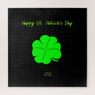 Happy St. Patrick's Day Puzzle 20" X 20"