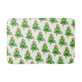 Happy St. Patrick's Day Rabbit Bathmats Badematte (Vorderseite)
