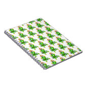 Happy St. Patrick's Day Rabbit Notebook Notizblock (Rechte Seite)