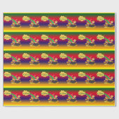 Happy St. Patrick's Day Rainbow Geschenkpapier (Flach)