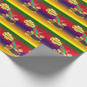 Happy St. Patrick's Day Rainbow Geschenkpapier (Ecke)