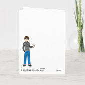 Happy St. Patrick's Day Rainbow Karte (Rückseite)