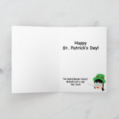 Happy St. Patrick's Day Rainbow Karte (Innenseite)