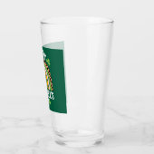 Happy St. Patrick's Day Rainbow Kleeblatt Glas (Links)