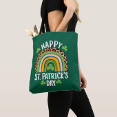 Happy St. Patrick's Day Rainbow Kleeblatt Tasche (Von Nahem)