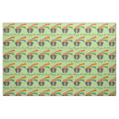 Happy St. Patrick's Day Rainbow Pot of Gold Green Stoff (Fat Quarter (45,7 x 55,9 cm))