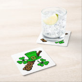HAPPY ST.PATRICK'S DAY RECHTECKIGER PAPPUNTERSETZER (Vor Ort)
