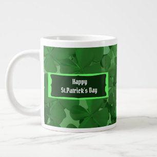Happy St.Patrick's Day Riesenkaffee Tasse