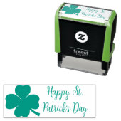 Happy St. Patrick's Day Rubber Briefmarke Permastempel (Beispiel)