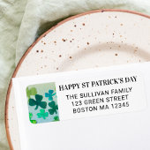 Happy St Patrick's Day Rücksendeadresse