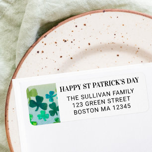 Happy St Patrick's Day Rücksendeadresse