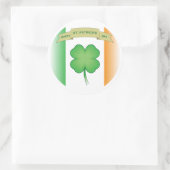 Happy St. Patrick's Day Runder Aufkleber (Tasche)