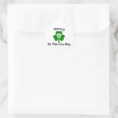 Happy St. Patricks Day ☘️ 🎉 Runder Aufkleber (Tasche)
