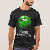 Happy St Patrick's Day Saint Irish Patrick Girl bo T-Shirt (Vorderseite)