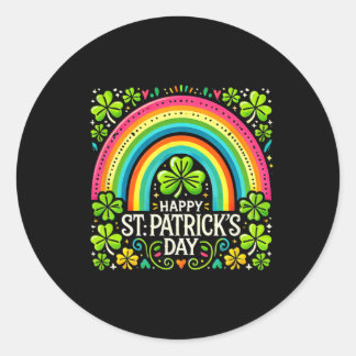 Happy St Patrick's Day Saint Patricks Day  Runder Aufkleber