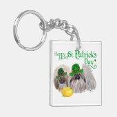 Happy St Patricks Day Schlüsselanhänger (Vorderseite links)