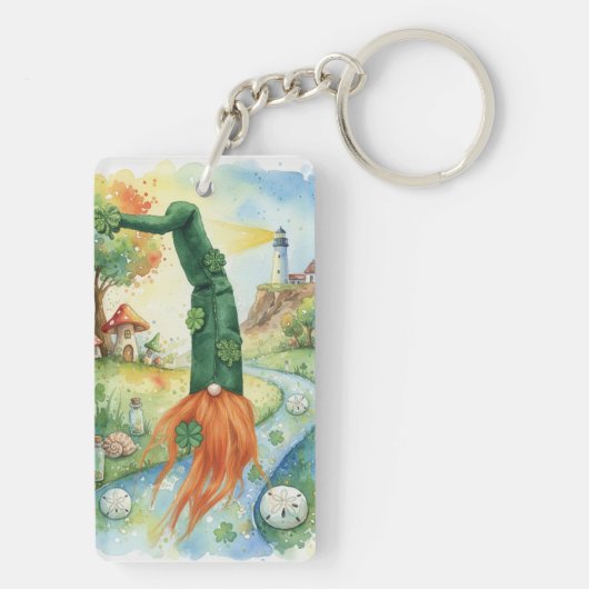 Happy St. Patrick's Day  Schlüsselanhänger (Rückseite)