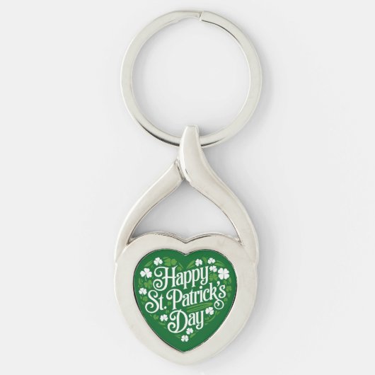 Happy St Patrick's Day Schlüsselanhänger (Vorderseite)