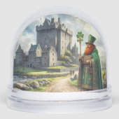 Happy St Patrick's Day  Schneekugeln (Vorderseite)