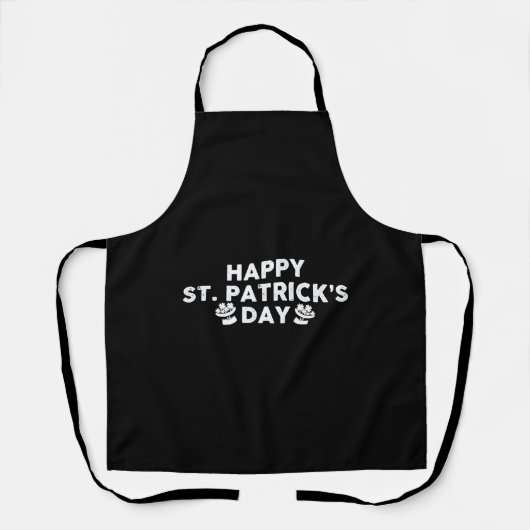 Happy St Patrick's Day Schürze (Vorderseite)