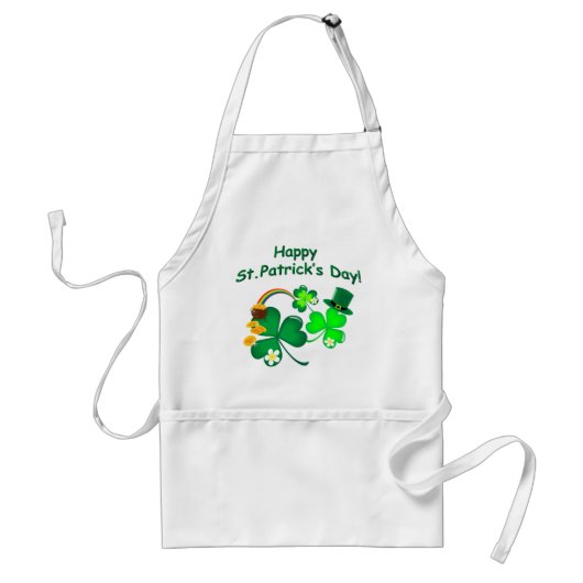 Happy St. Patrick's Day Schürze (Vorne)