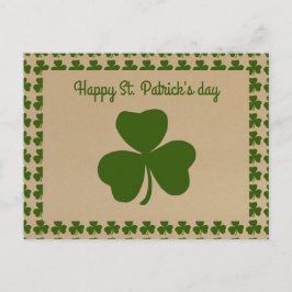 Happy St. Patrick's Day - Schutzheilige von Irland Postkarte