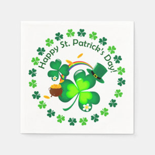 Happy St. Patrick's Day Serviette