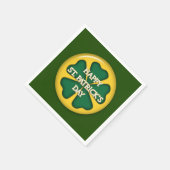 Happy St. Patrick's Day Serviette (Ecke)
