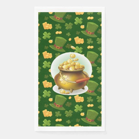 Happy St. Patrick's Day Serviette (Vorderseite)