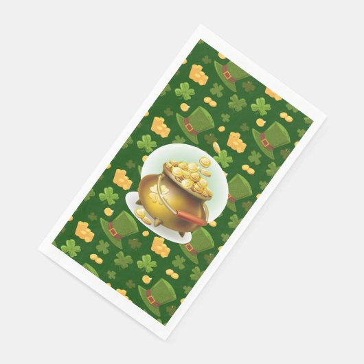 Happy St. Patrick's Day Serviette (Ecke)