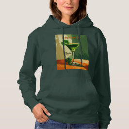 Happy St. Patrick's Day Shamrock Martini Hoodie