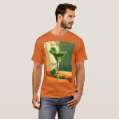 Happy St. Patrick's Day Shamrock Martini  T-Shirt (Vorne ganz)