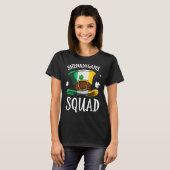 Happy St Patrick's Day Shenanigans Squad Hat Irlan T-Shirt (Vorne ganz)