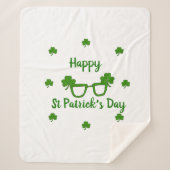 Happy St Patrick's Day Sherpadecke (Vorderseite)
