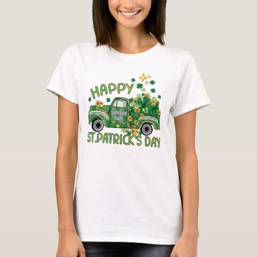 Happy St. Patrick's Day Shirt, St. Patrick's Day T-Shirt (Vorderseite)