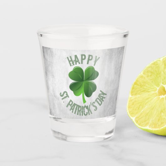 Happy St. Patrick's Day Shot Glas (Vorderseite)