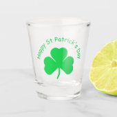 Happy St Patrick's Day Shot Glass Schnapsglas (Vorderseite)
