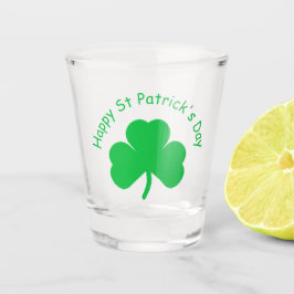 Happy St Patrick's Day Shot Glass Schnapsglas