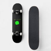 Happy St. Patrick's Day Skateboard (Vorderseite)