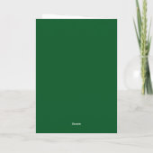 Happy St. Patrick's Day Sloth Card Karte (Rückseite)